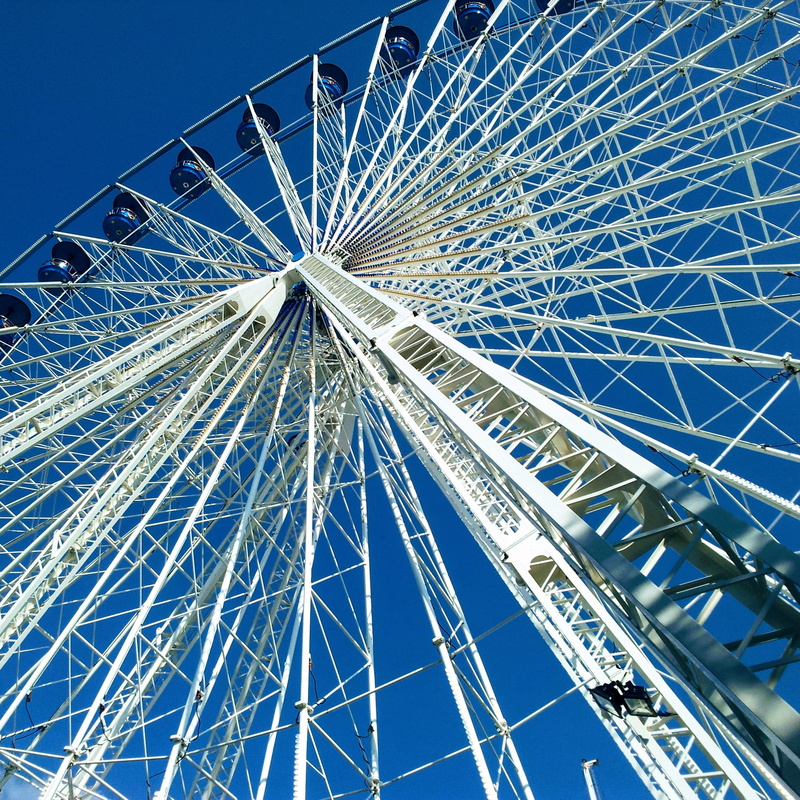 metal, fun, day, architecture, 1080P, amusement Park Ride, built structure, large, geometric shape, arts culture and entertainment, entertainment, high