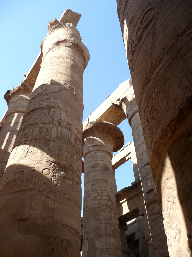 old Ruin, old, karnak, outdoors, nature, no people, famous, place of worship, architectural Column, low angle view, temple, travel destinations, imposing