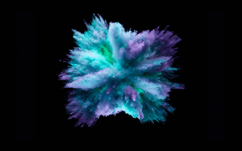apple, still life, celebration, official, indoors, studio shot, macbook, abstract, impact, talcum powder, motion, illustration, 4K, splashing, creativity