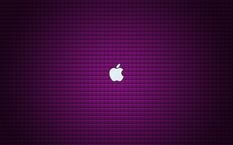 cubes, 2K, Apple, cube, purple, Computers