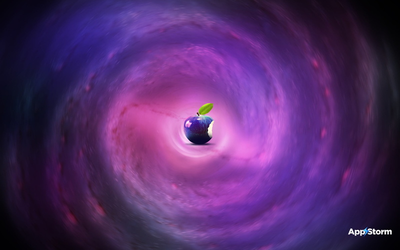 Smoke, Apple, Mac, no people, sky, mid-air, astronomy, geometric shape, night, illuminated, App storm, 2K, multi colored, nature, scenics - nature, spinning