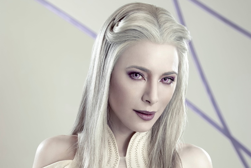 adult, Stahma Tarr, beauty, looking at camera, human face, Defiance, beautiful people, Call, hair, gray, one person, studio shot, portrait, front view