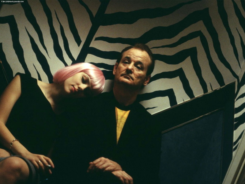 men, Lost In Translation, lying down, mature adult, males, mid adult, Sofia Coppola, lifestyles, waist up, leisure activity, indoors, 480P, mid adult men