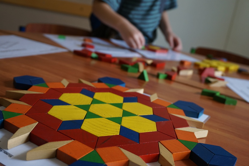 men, flooring, child, tangram, wooden, boys, colorful, real people, lifestyles, leisure games, play, relaxation, leisure activity, 5K, playing, multi colored
