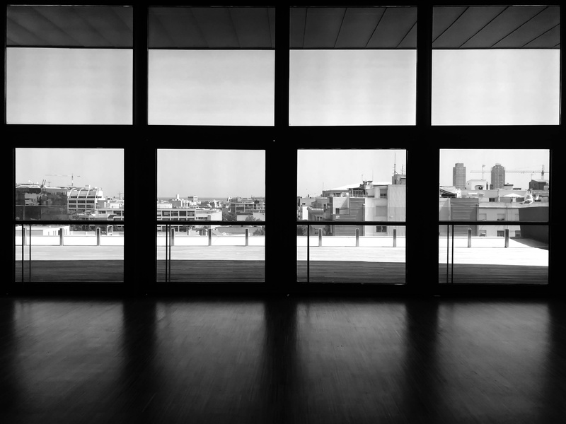 indoors, transparent, architecture, built structure, nature, museum, sky, air vehicle, transportation, elements, hall, white, empty, presentation, black and white
