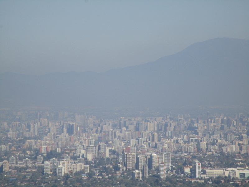 contamination, outdoors, mountain, santiago, high angle view, architecture, crowded, day, crowd, chile, nature, sky, 5K, pollute, building, city life