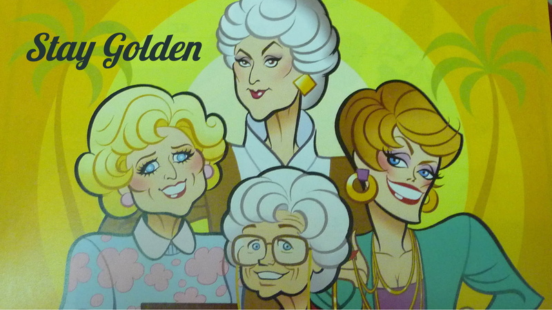 arty, colors, the golden girls, hd, girls, 1080P, cartoon, golden, cast