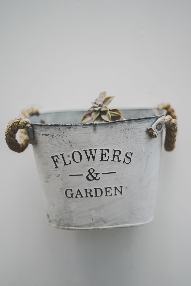 western script, focus on foreground, message, tied up, garden, container, non-western script, emotion, communication, information, no people, close-up