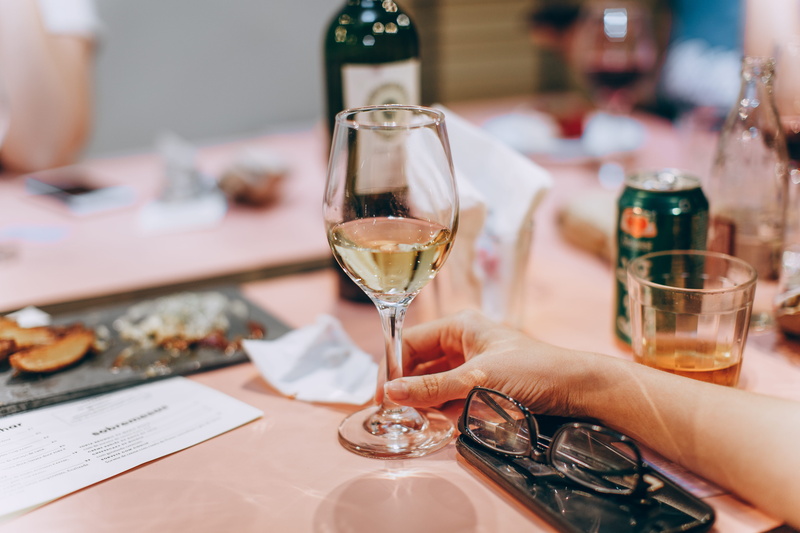 food and drink, alcohol, glass, can, red wine, holding, sunglasses, refreshment, hand, focus on foreground, indoors, human hand, adult, bottle, drink, wine glass