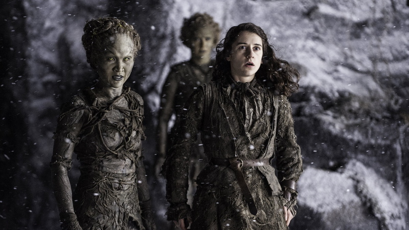 rock, season 7, Best TV Series, 4K, women, near, photo, Meera, Game of Thrones, children of the forest, three