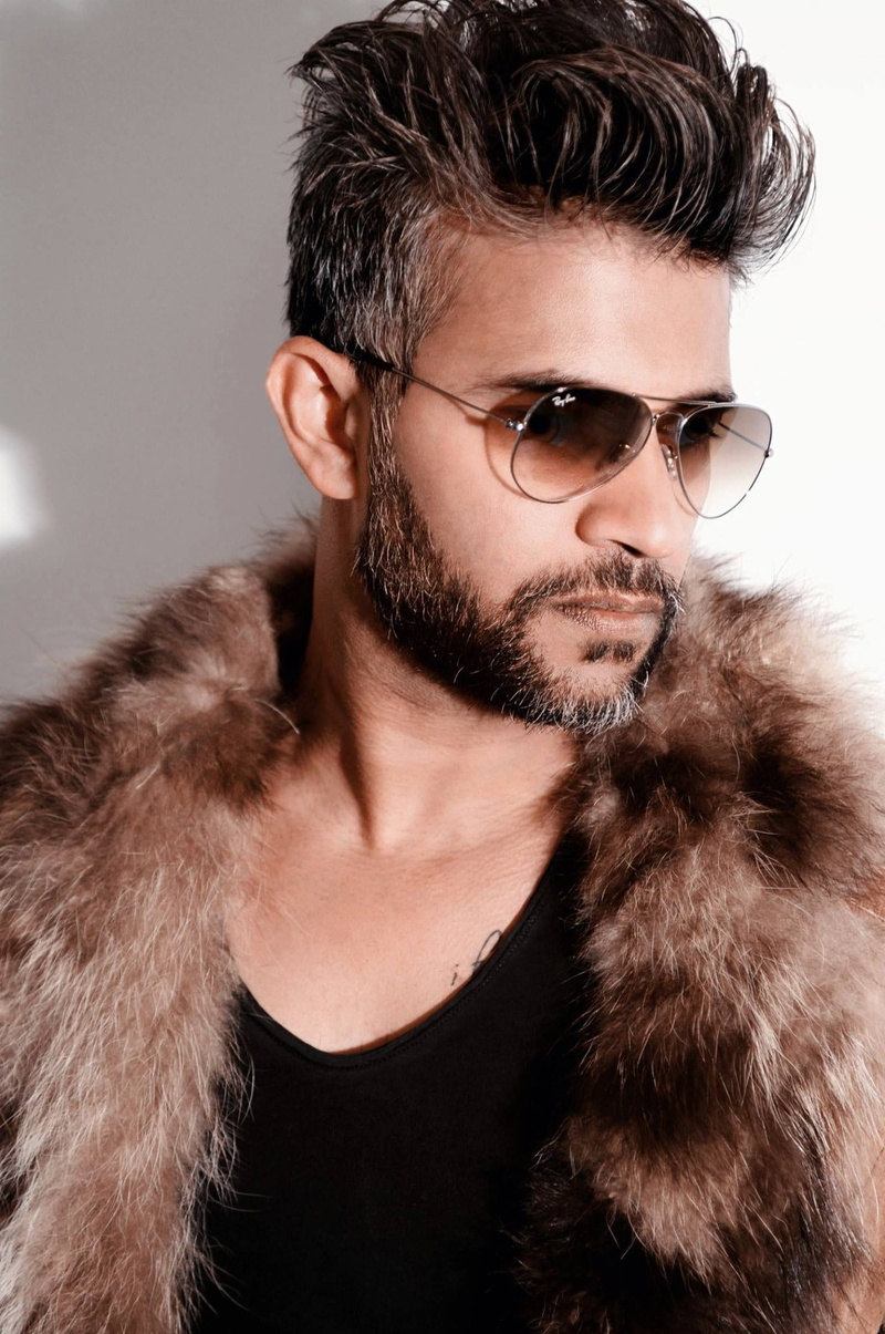 rimmed, young adult, fur, hairstyle, sunglasses, ban, cool attitude, ray, handsome, funky, s, one person, eyeglasses, style, person, hair, fur coat, hipster - person