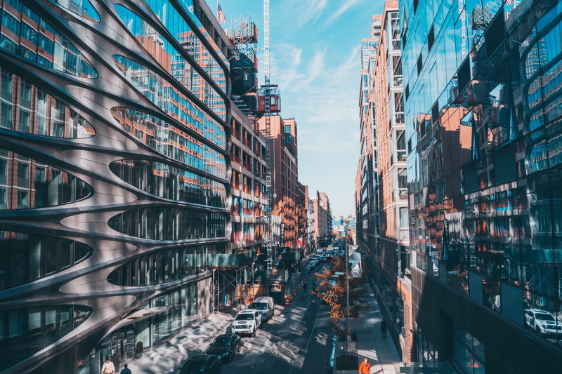 city, nature, residential Building, New York City, facade, street, residential District, cityscape, no People, crowded, construction Industry, urban Skyline