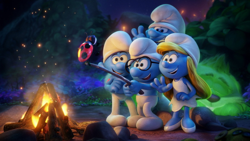 art and craft, hd, close-up, holiday, celebration, toy, plant, burning, hefty, sky, night, nature, camera, smurfs, figurine, outdoors, village