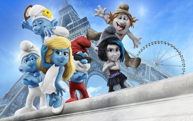 1080P, outdoors, statue, sculpture, Movies, human representation, religion, day, art and craft, smurfs, no people, architecture, male likeness, low angle view