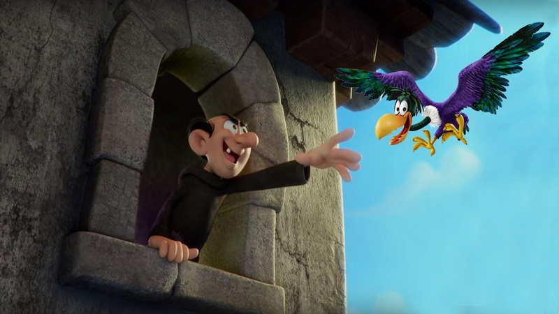 1080P, lost, village, gargamel, monty, screenshot, bird