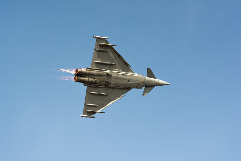 air force, blue, flying, aerospace industry, Italian Air Force, fighter plane, mid-air, air vehicle, plane, military, copy space, airshows, motion, nature
