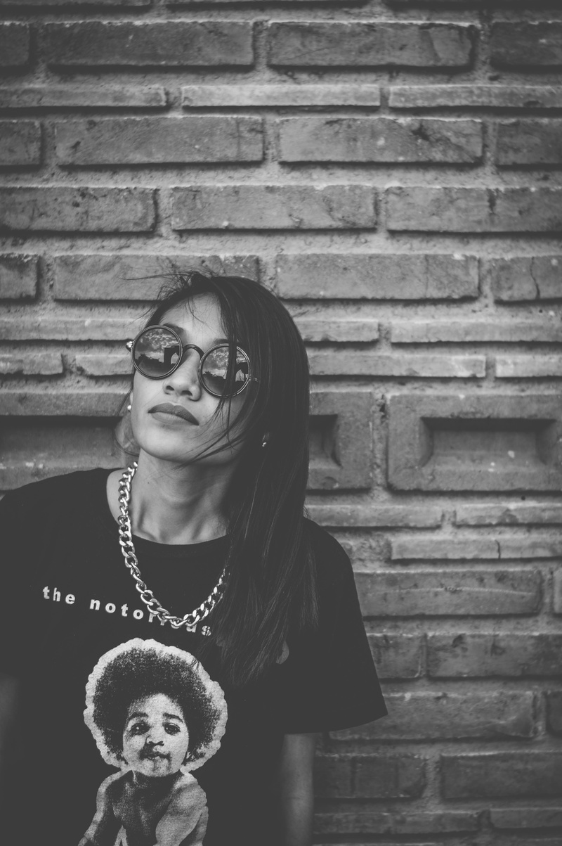 casual clothing, young adult, brick wall, wall - building feature, brick, real people, yuriria, portrait, hair, women, females, beautiful woman, girl, mexico