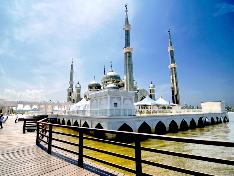 malaysia, spire, belief, place of worship, World, nature, building, tower, 2K, masjid, cloud - sky, architecture, spirituality, travel destinations, built structure