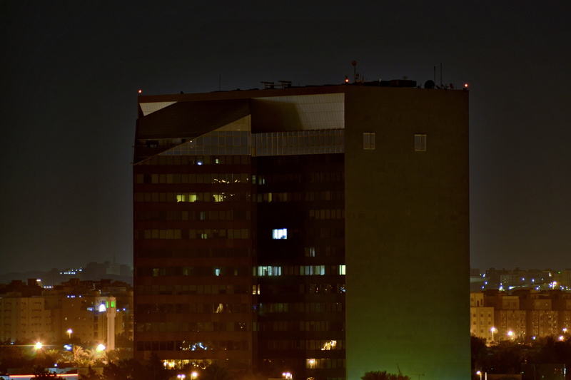 city life, nature, window, city, view, night, tower, dallah, street, sky, arabia, built structure, skyscraper, illuminated, building exterior, cityscape