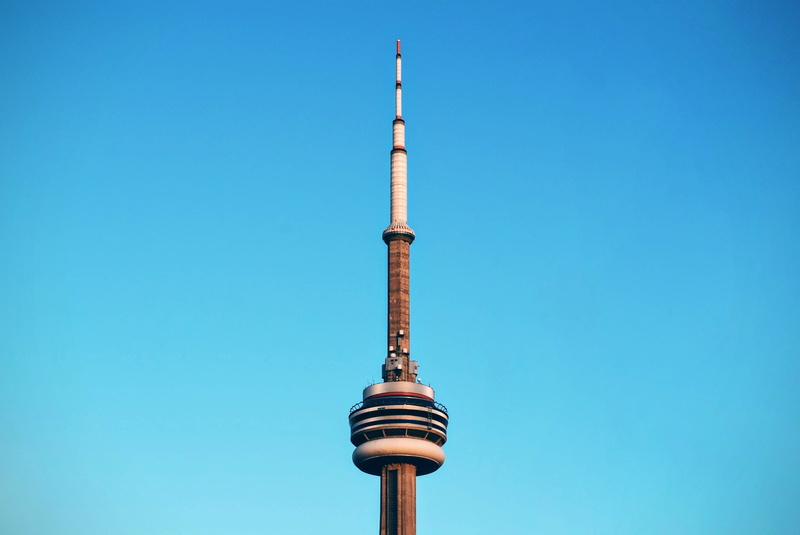 communication, architecture, built Structure, antenna - Aerial, canada, clear sky, landmark, building exterior, travel, white, photography, tower, television Tower - Berlin