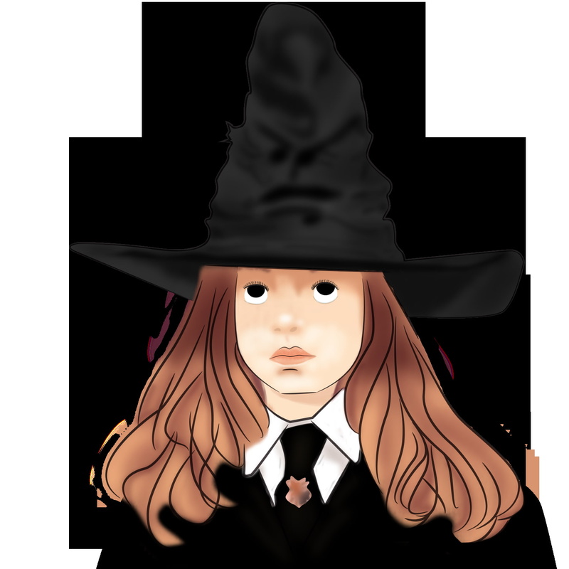 people, 720P, clothing, front view, looking at camera, black color, Hermione Granger, transfer print, portrait, auto post production filter, human representation