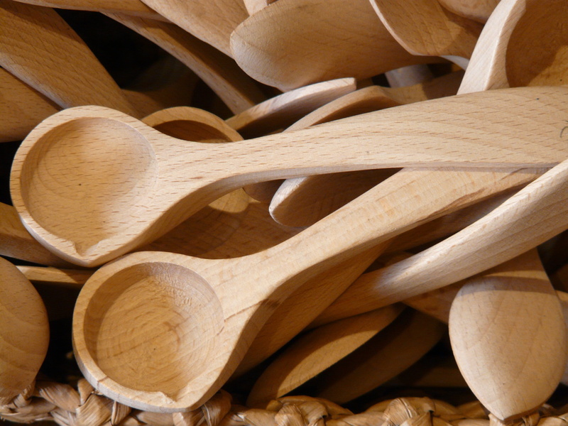 backgrounds, ladle, no people, wood - material, large group of objects, indoors, wooden cutlery, trowel, creator, wooden spoon, cutlery, variation, design