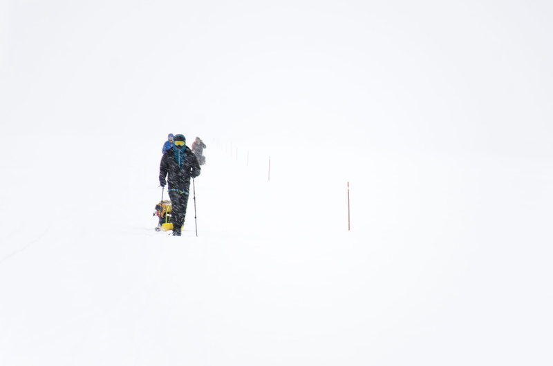 land, skiing, winter sport, human, piste, finland, leisure activity, helmet, sport, lifestyles, man, ice, white color, copy space, 4K, weather, lake inari