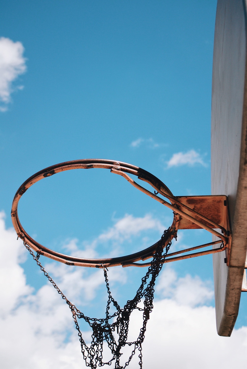 net - sports equipment, sport, azure sky, no people, day, blue, wood - material, black, amusement park, sports equipment, swing, sunlight, photo, nature