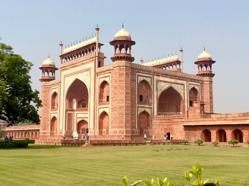 sky, tourism, the past, travel destinations, nature, grass, red fort, architecture, dharmapuri, clear sky, outdoors, dome, 2K, ancient, arch, india, built structure