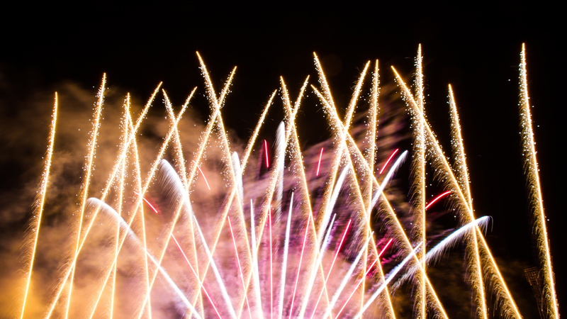 festival, fireworks, night, 5K, new year, event, celebration, darkness, holiday, explosive material