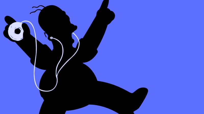rock music, adult, 1080P, silhouette, back lit, headphones, studio shot, low angle view, waist up, dancing, technology, listening, lifestyles, disco dancing