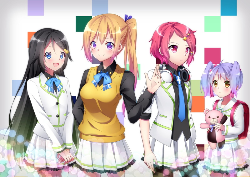Reina Izumi, human representation, art and craft, multi colored, girls, 1080P, clothing, Mai Kawakami, Kurumi Kumamakura, women, toy, Anime, costume, females