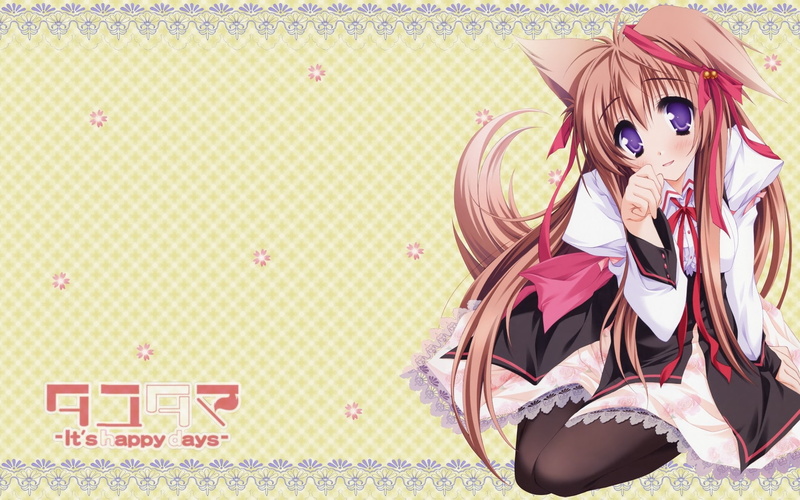 costume, Mito Mashiro, arts culture and entertainment, hair, childhood, 1080P, child, smiling, females, Tayutama, happiness, girls, anime girls, looking at camera