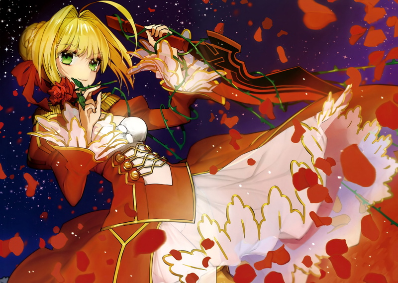 Fate Extra, Saber Extra, Empress Nero, Fate Series, 5K