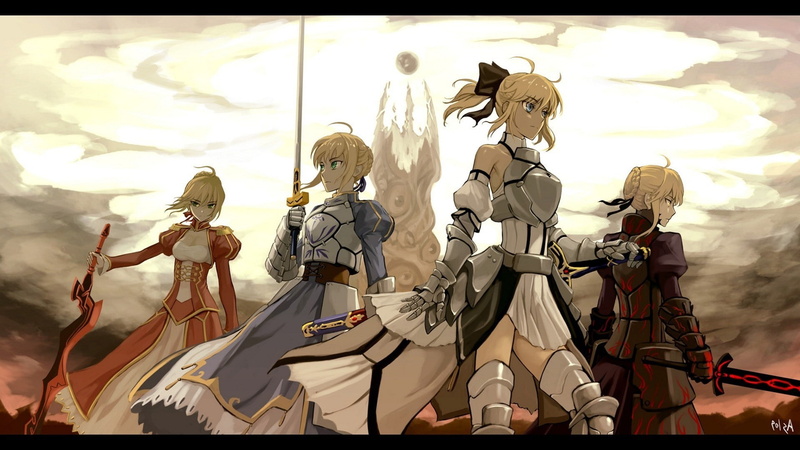 anime fate zero fate series fate stay night saber empress nero saber alter saber lily saber extra anime girls fate extra fate extra ccc, 1080P