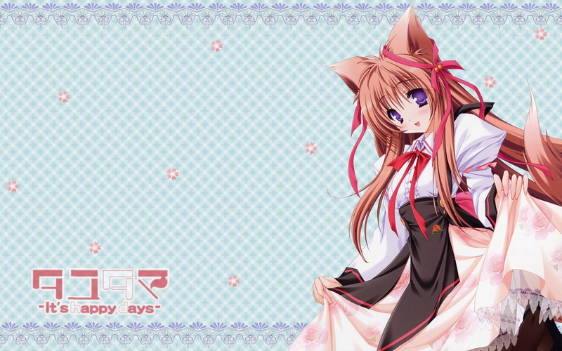 haired, tayutama, 1920x1200, tayutama: kiss on my deity, kiss, mashiro mito, brown, deity, female, anime, mahiro, character, mito, 1080P