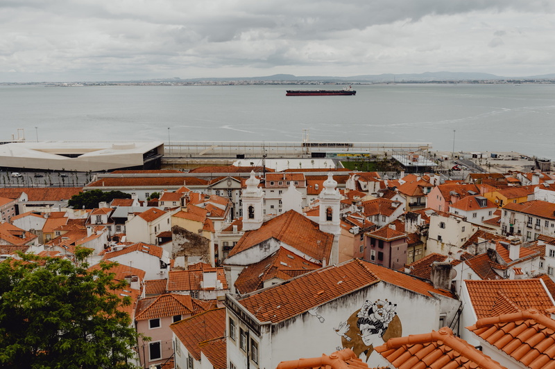 urban, town, architecture, building exterior, residential district, sea, day, no people, sailboat, townscape, Europe, nature, nautical vessel, cityscape