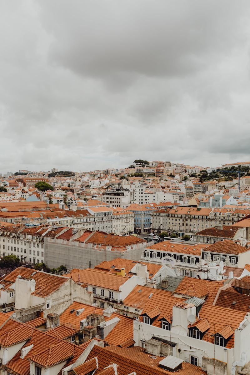 sundown, urban, cloud - sky, crowded, lisbon, nature, house, residential district, cityscape, roof, townscape, old town, lisboa, building exterior, city