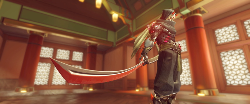 adult, architecture, Overwatch, one person, focus on foreground, standing, chinese new year, real people, day, built structure, 8K, indoors, selective focus