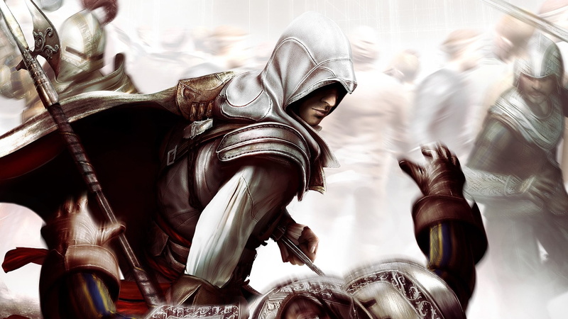 Ezio Auditore da Firenze, arts culture and entertainment, statue, representation, motion, day, animal wildlife, sculpture, leisure activity, blurred motion