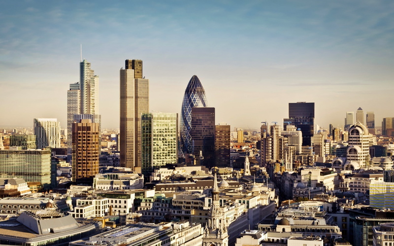 office, residential district, sky, cityscape, 2K, urban, London, office building exterior, settlement, tower, nature, building, architecture, UK, tall - high