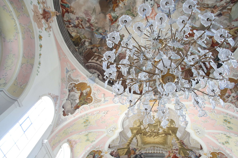 craft, couple, religion, building, angel, spirituality, roof, place of worship, built structure, belief, church, representation, ceiling, painted ceiling