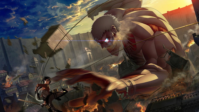 Mikasa Ackerman, Attack On Titan, Anime, Titan, Armored Titan, 2K
