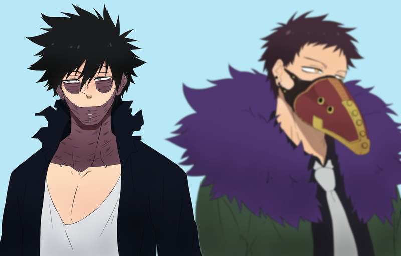 Overhaul (My Hero Academia), My Hero Academia, 4K, Anime, Dabi (Boku No Hero Academia), Kai Chisaki