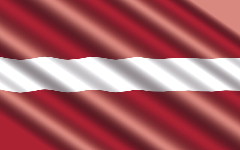 patriotism, folded, full frame, white color, textured effect, shape, metal, flag, silver colored, dark red, Flag of Latvia, curtain, repetition, close-up