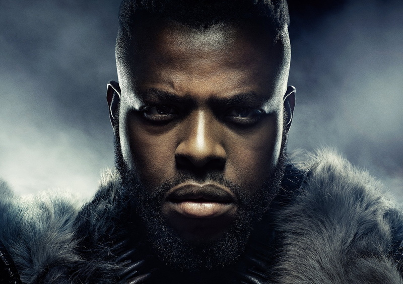 men, serious, body part, dark, contemplation, portrait, Black Panther (Movie), warm clothing, front view, headshot, close-up, Movie, human face, MBaku (Marvel Comics)