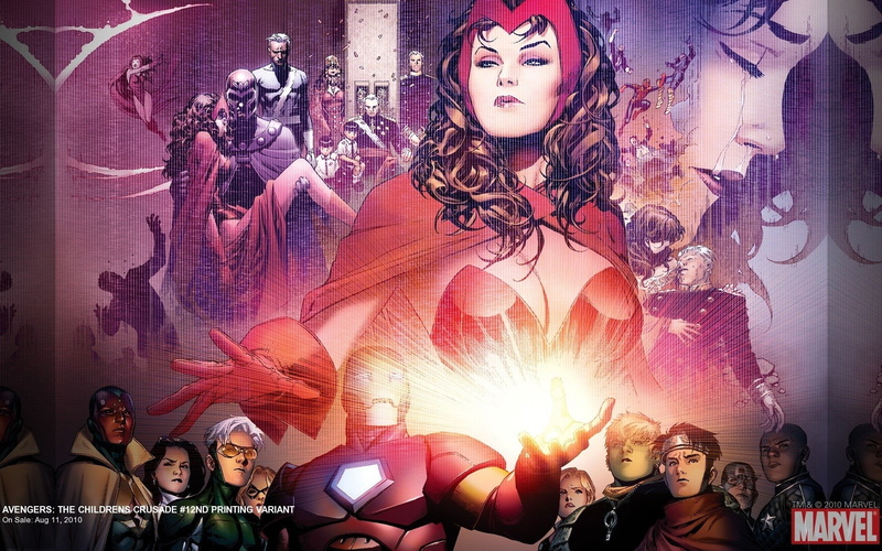 multi colored, event, Scarlet Witch, indoors, group of people, females, Comics, art and craft, Vision (Marvel Comics), celebration, creativity, human representation