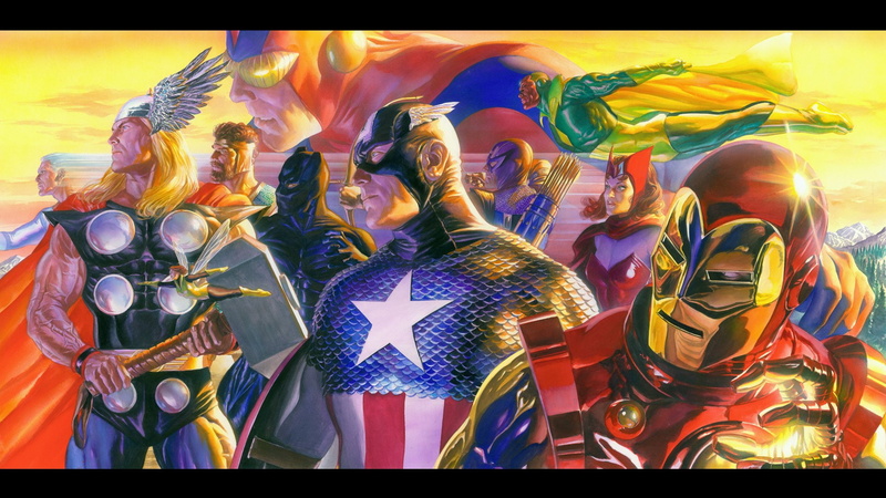 The Avengers, Thor, Scarlet Witch, Black Panther (Marvel Comics), Avengers, Captain America, Iron Man, 1080P, Vision (Marvel Comics)