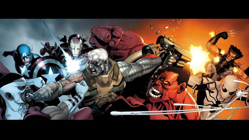 The Avengers, Wolverine, Red Hulk, Falcon (Marvel Comics), avengers: x-Sanction, 1080P, Cable (Marvel Comics), Captain America, Iron Man, Marvel Comics