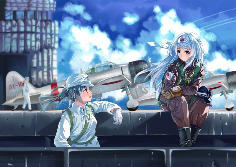 Zuikaku (Kancolle), Kantai Collection, 1080P, Anime, Shoukaku (Kancolle)